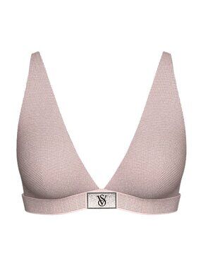 New! Victoria’s Secret Shine Wireless Plunge Bralette Small 34550
